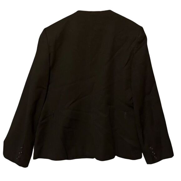 Daniel for Spellbound Women's Black Striped Skirt Suit Set Size 8 Vintage - Picture 2 of 8